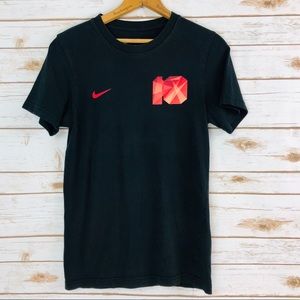 Nike Black Red Rooney 10 Soccer Graphic T Shirt